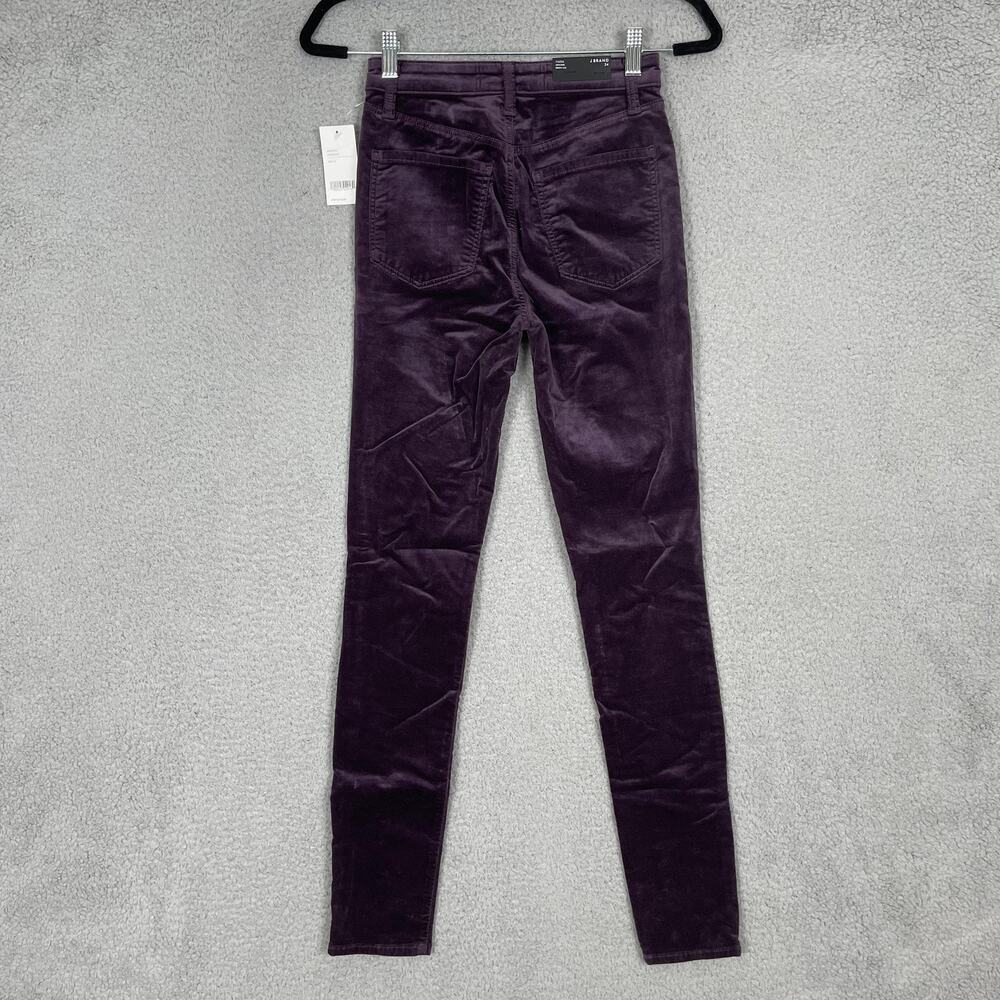J Brand Pants Womens 24 Maria High Rise Skinny Velvet Stretch Fall Luxe Jeans - Picture 3 of 14